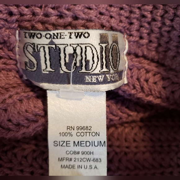 Vintage Two-One-Two Studio New York Sweater Y2K Style - Picture 3 of 9